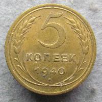 5 kopějka 1940