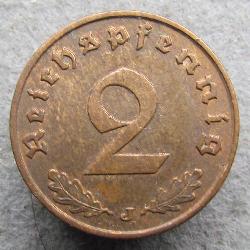 Germany 2 Rpf 1939 J