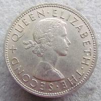 New Zealand 1/2 crown 1962