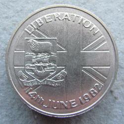 Falklandské ostrovy 50 pencí 1982