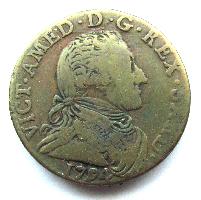 Sardinie 5 soldů 1794