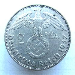 Deutschland 2 RM 1937 D