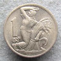 Tschechoslowakei 1 CZK 1922