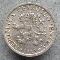 Tschechoslowakei 1 CZK 1922