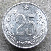 Tschechoslowakei 25 Heller 1963