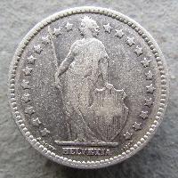 Switzerland 1 Fr 1908 B