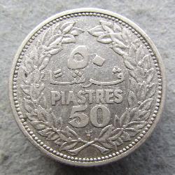 Libanon 50 Piaster 1952