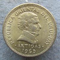 Uruguay 1 peso 1965