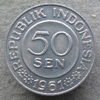 Indonesien 50 Sen 1961