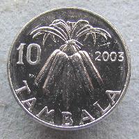 Malawi 10 tambala 2003