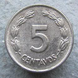 Ecuador 5 Centavos 1946