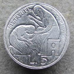 Vatikan 5 Lire 1975