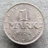 Germany 1 mark 1924 E
