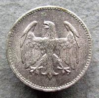 Německo 1 marka 1924 E