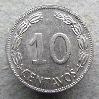Эквадор 10 сентаво 1964