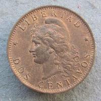 Argentinien 2 Centavo 1888