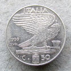 Italien 50 centesimo 1939