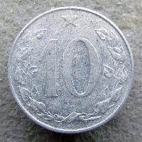 Tschechoslowakei 10 Heller 1954