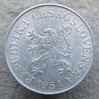 Tschechoslowakei 10 Heller 1954