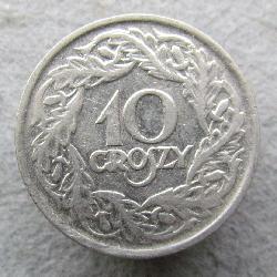 Польша 10 грошей 1923