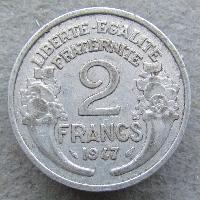 Frankreich 2 Franken 1947