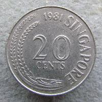 Singapur 20 Cent 1981