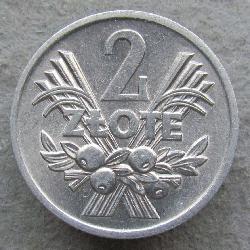 Polen 2 Zloty 1974