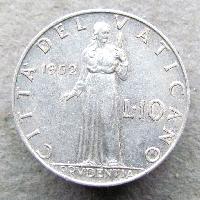 Vatican 10 lire 1952