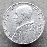 Vatikan 10 Lire 1952