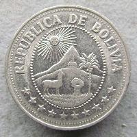 Боливия 5 песо 1980