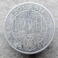Rumunsko 1000 lei 2001
