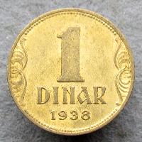 Yugoslavia 1 dinar 1938