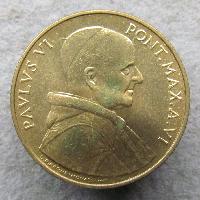 Vatikán 20 lir 1968