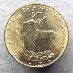 Vatikan 20 Lire 1973