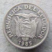 Ecuador 1 sucre 1985