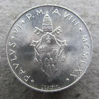 Vatikán 10 lir 1970