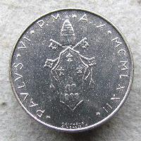 Vatican 50 lire 1972