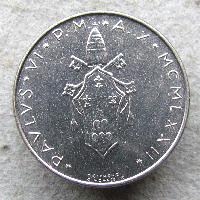 Vatikán 50 lir 1972