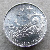 Vatikan 10 Lire 1969