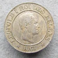 Belgie 20 centimů 1861