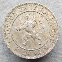Belgie 20 centimů 1861