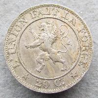 Belgien 20 Centimes 1861