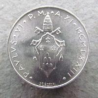 Vatikán 10 lir 1973