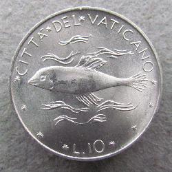 Vatikan 10 Lire 1973