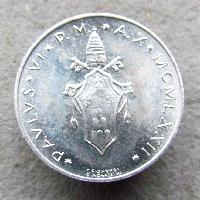 Vatican 5 lire 1972