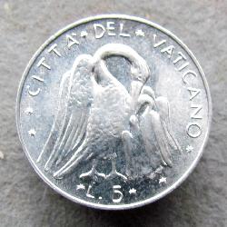 Vatican 5 lire 1972