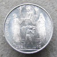 Vatikan 10 Lire 1968