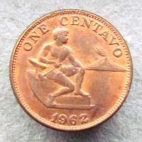 Filipíny 1 centavo 1962
