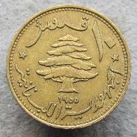Libanon 10 Piaster 1955