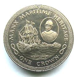 Ostrov Man 1 koruna 1982